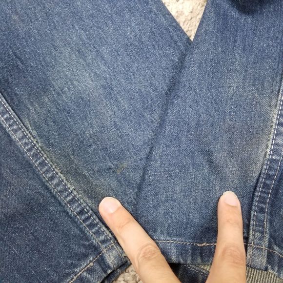 Levi's Vintage 90s Y2K Grunge Blue Denim SilverTab Baggy Fit Jeans Size 36x32 - Picture 12 of 12